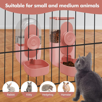 Pado Pastel Food Dispenser Small-Pink-[500ml]