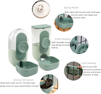 Pado Pastel Food Dispenser Small -Green-[500ml]