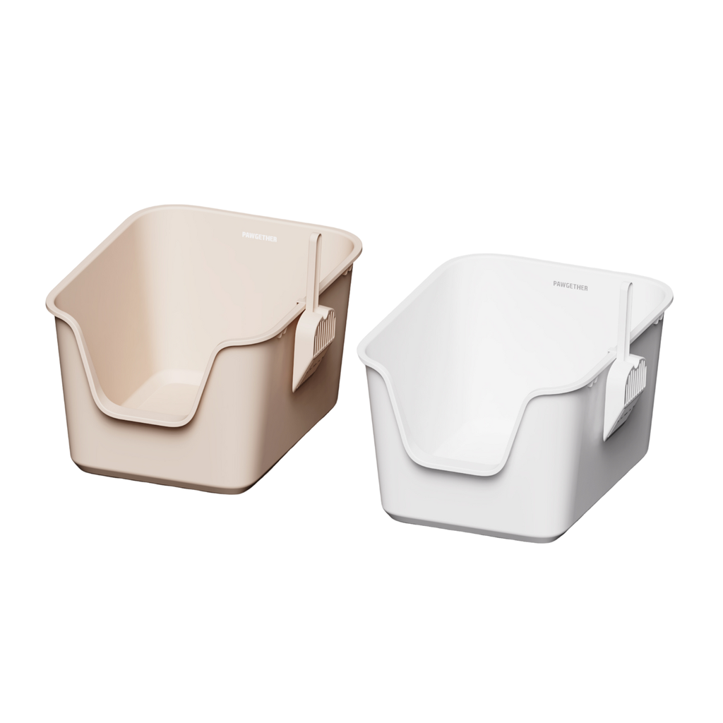 Pawgether Open Cat Litter Box With Scoop-CF2-57x44x32.5cm-Green