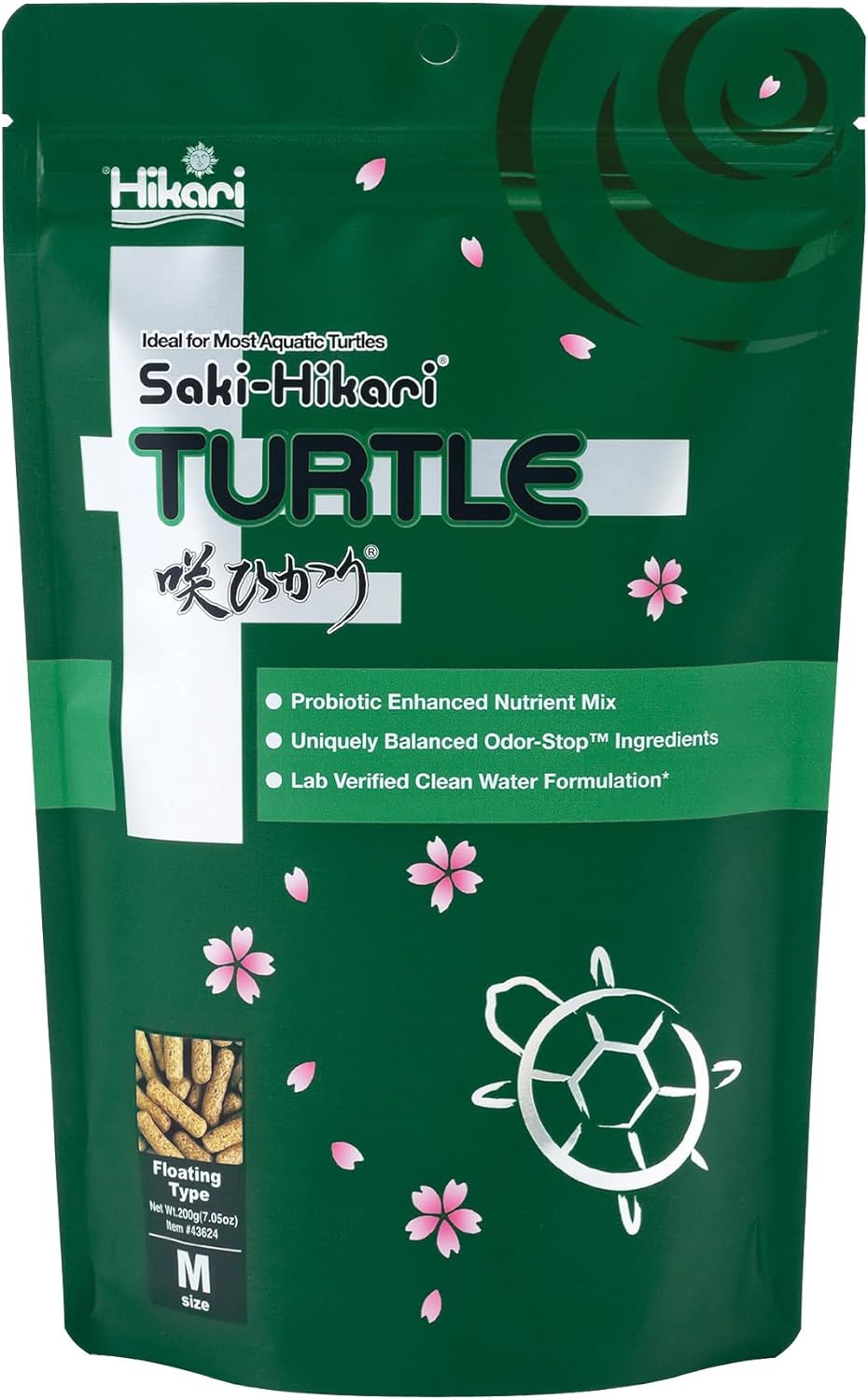 SAKI HIKARI TURTLE  FLOATING ( MEDIUM PELLET )- 200g