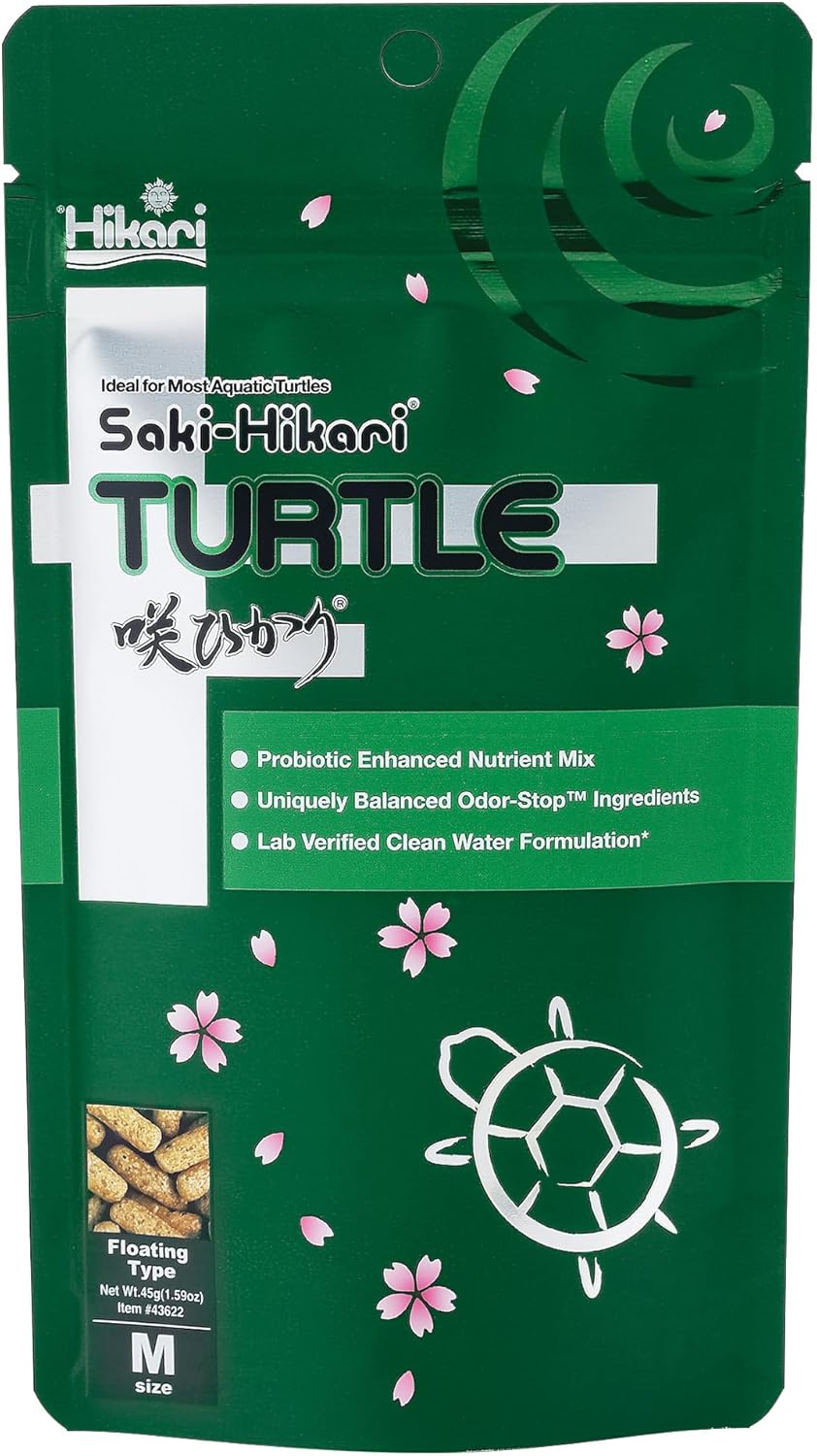 SAKI HIKARI TURTLE  FLOATING ( MEDIUM PELLET )- 45g