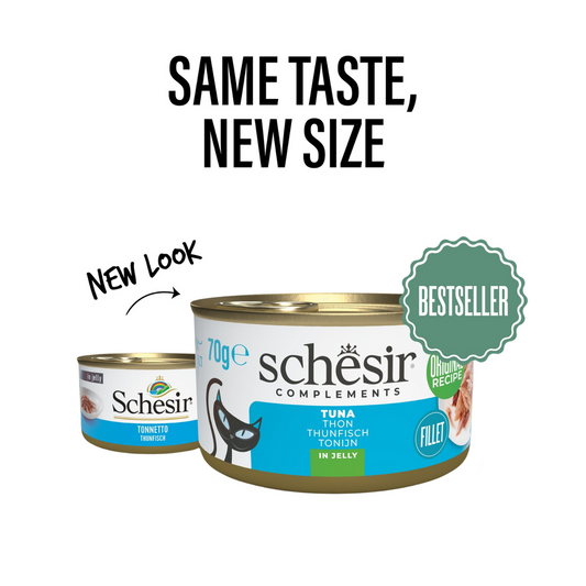 Schesir Complements Cat Wet Food in Jelly Can- Tuna 70g [MOQ:12pcs]