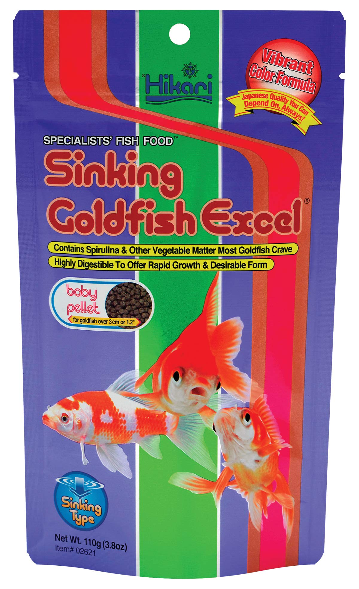 SINKING GOLDFISH  EXCEL- 110g