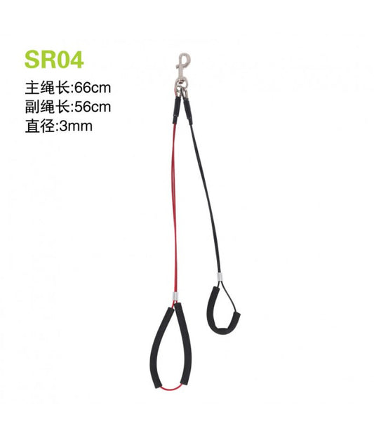 Shernbao Pet Steel Ropes[Dimension - Right Length - 56 cm Left Length - 66cm]