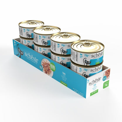 Schesir Complements Cat Wet Food in Jelly Can- Tuna 70g [MOQ:12pcs]