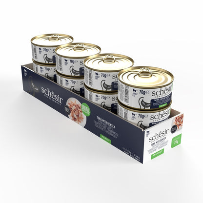 Schesir Complements Cat Wet Food in Jelly Can- Tuna With Dentex 70g [MOQ:12pcs]