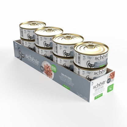 Schesir Complements Cat Wet Food in Jelly Can- Tuna With Squid 70g [MOQ:12pcs]