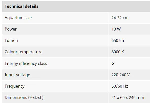 Aquael Leddy Slim Duo Sunny & plant &night Black 10W
