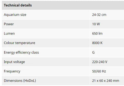 Aquael Leddy Slim Duo Sunny & plant &night Black 10W