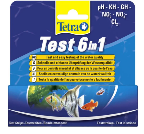 Tetra Test 6 in 1 25 strips