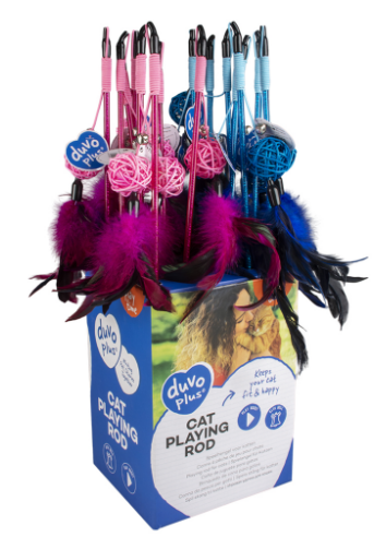 Duvo Playing Rod Catchy Willow Ball Mix - 47x3.8x3.5cm