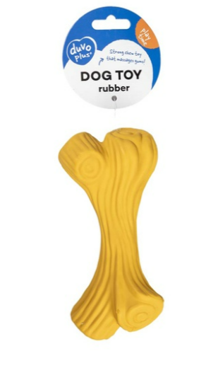 Duvo+ Chew Griplay tree trunk Yellow - Dog Toy 16x7.6x4.4cm