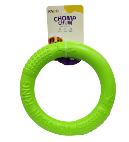 Pado Chomp Chum Ring EVA Toy-Green-⌀26.5cm