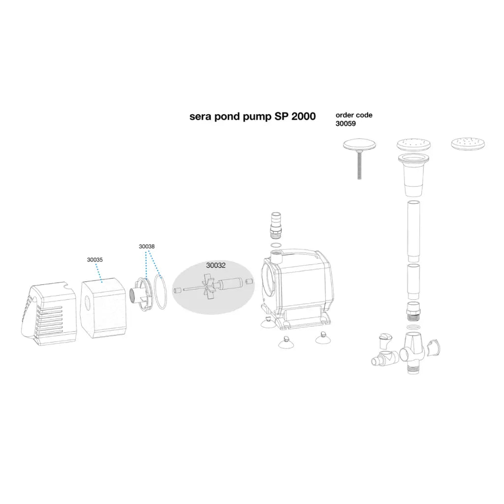 Sera Pond Pump SP2000[Model - SP2000]