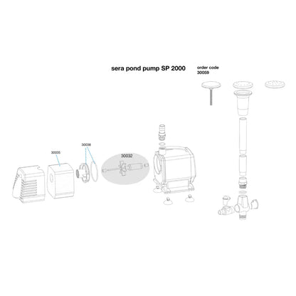 Sera Pond Pump SP2000[Model - SP2000]