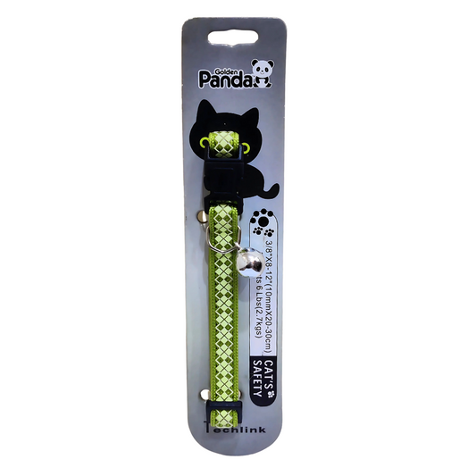 Golden Panda Night Glow Cat Collar 10mmx20-30cm