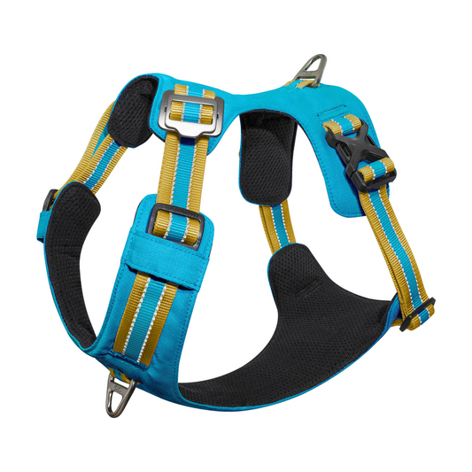 DOCO® VERTEX Reflective Ultralight Mesh Harness Small [Neck 28-39cm;Chest 42]-Coral Sea