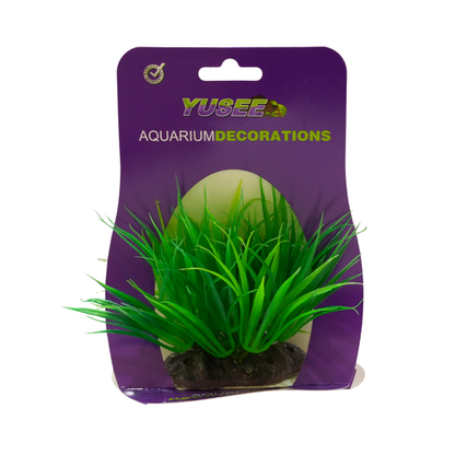 Yusee Aquarium Decoration Plant - Artificial Plant - YS-9210 (10-12 cm)